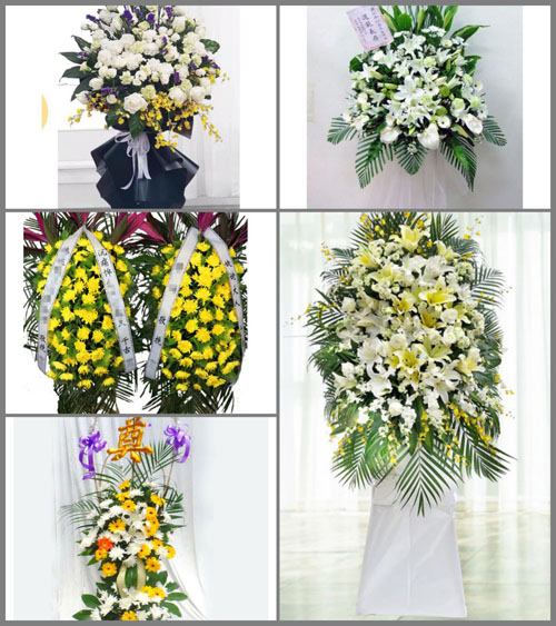 福建三明大田县梅山乡德州村白事花篮预定